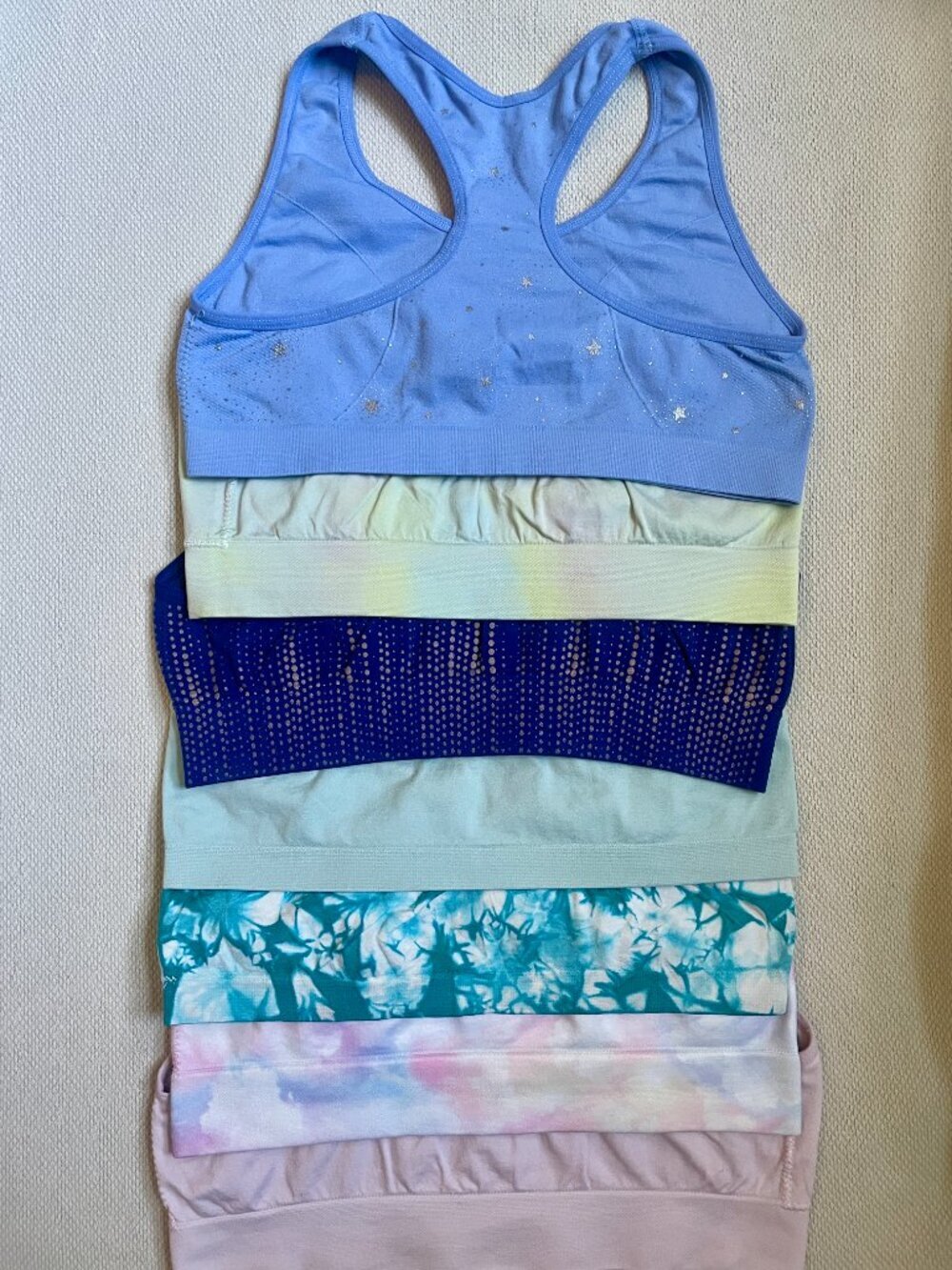 Set of 7 Seamless Bralettes, More Than Magic & Hanes, Multicolor - Picture 2 of 4